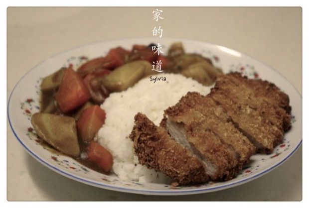 咖喱猪排饭的做法