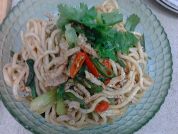 肉丝面的做法