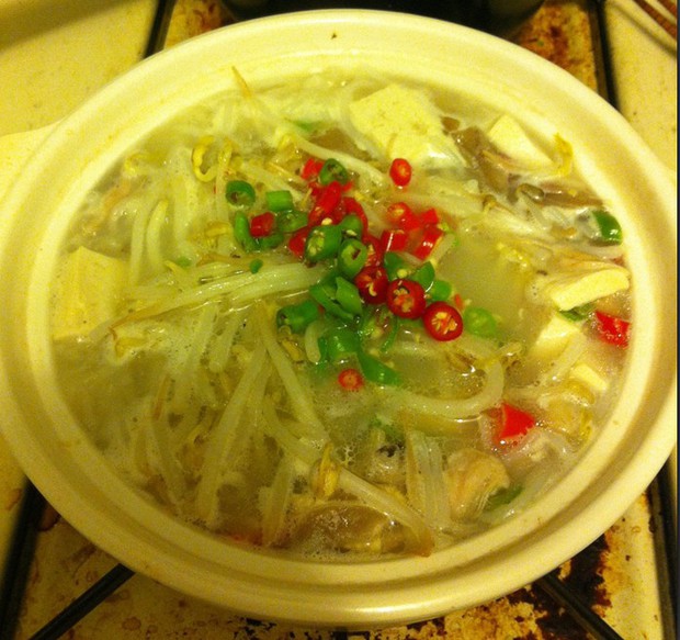 鸡丝米线的做法