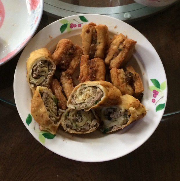 肉末酿豆干的做法