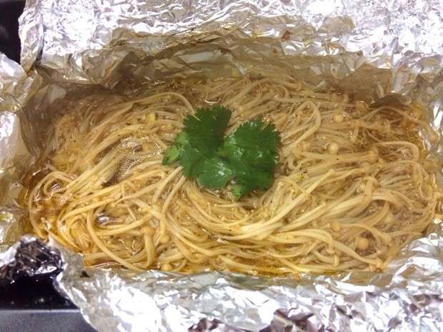 锡纸金针菇的做法