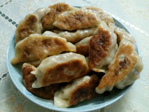 素馅煎饺的做法