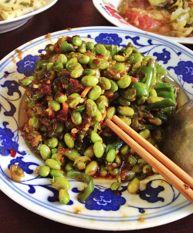 毛豆炒肉丝的做法