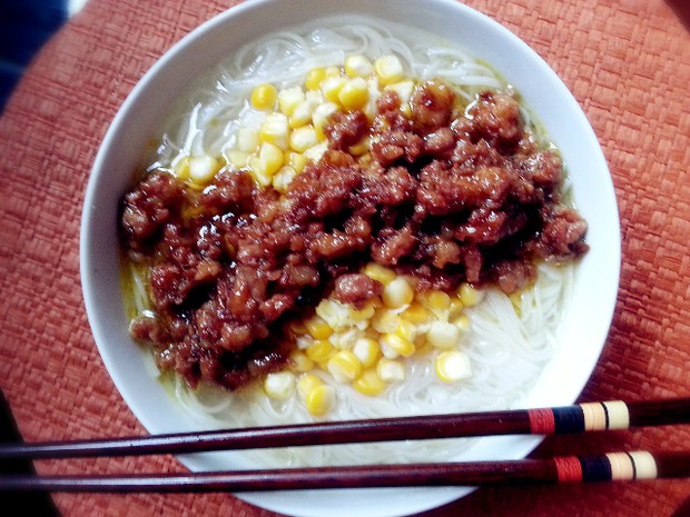 何式肉末姜酒纱面的做法