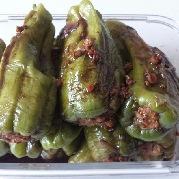 青椒塞肉的做法
