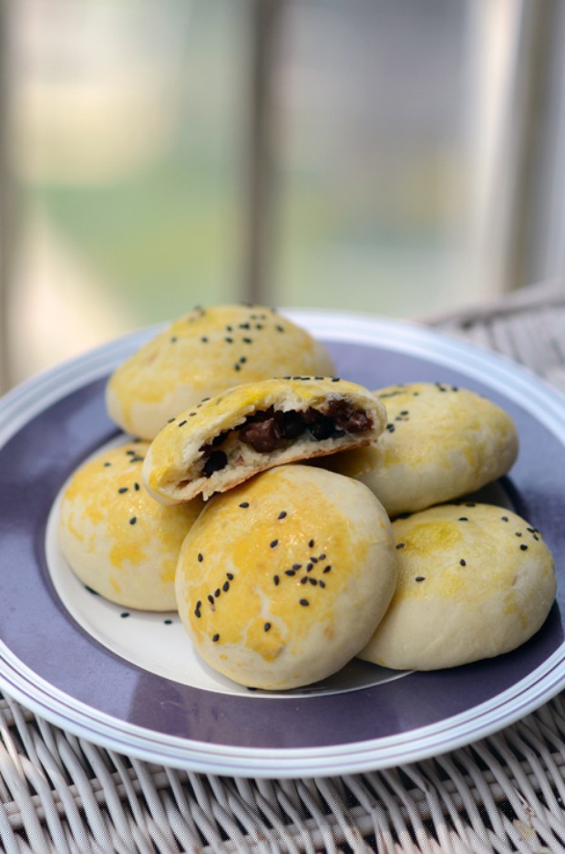 红豆包的做法