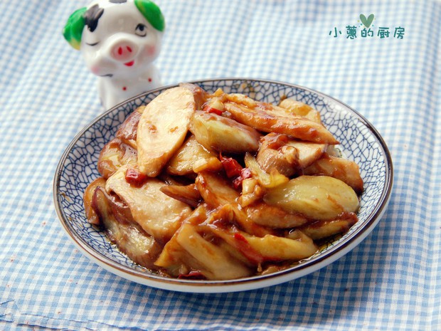 鱼香茄菇的做法