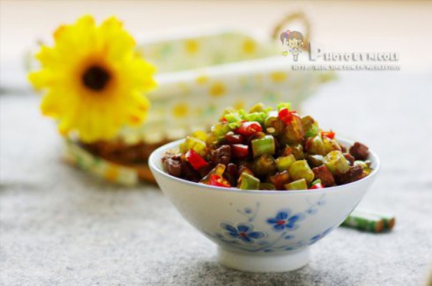 五柳菜肉末四季豆的做法