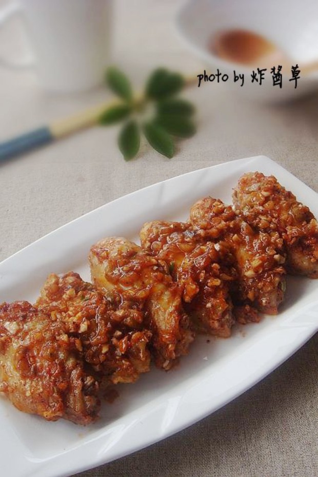 榨菜烤鸡翅的做法
