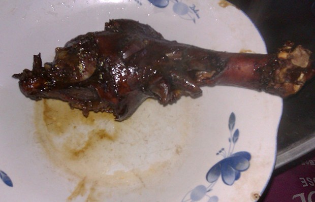 微波炉烤羊腿的做法
