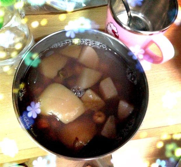 清润啤梨莲子百合糖水的做法