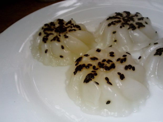 芝麻白糖水晶饼的做法