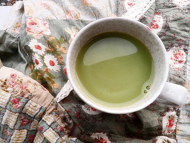 小清新抹茶牛奶的做法