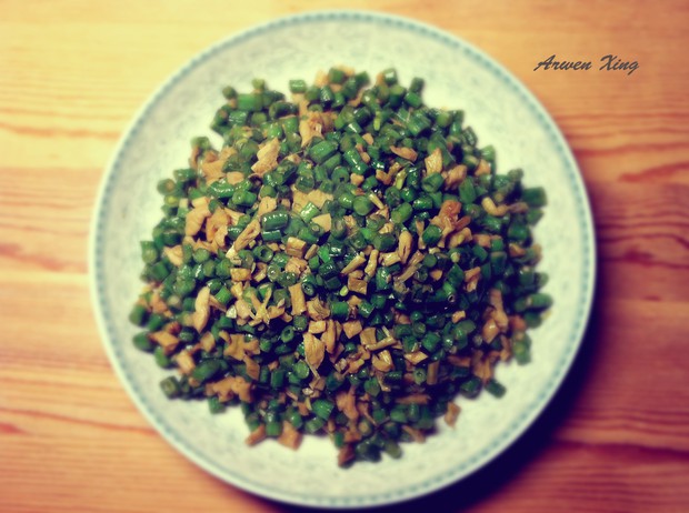 笋干炒豇豆的做法