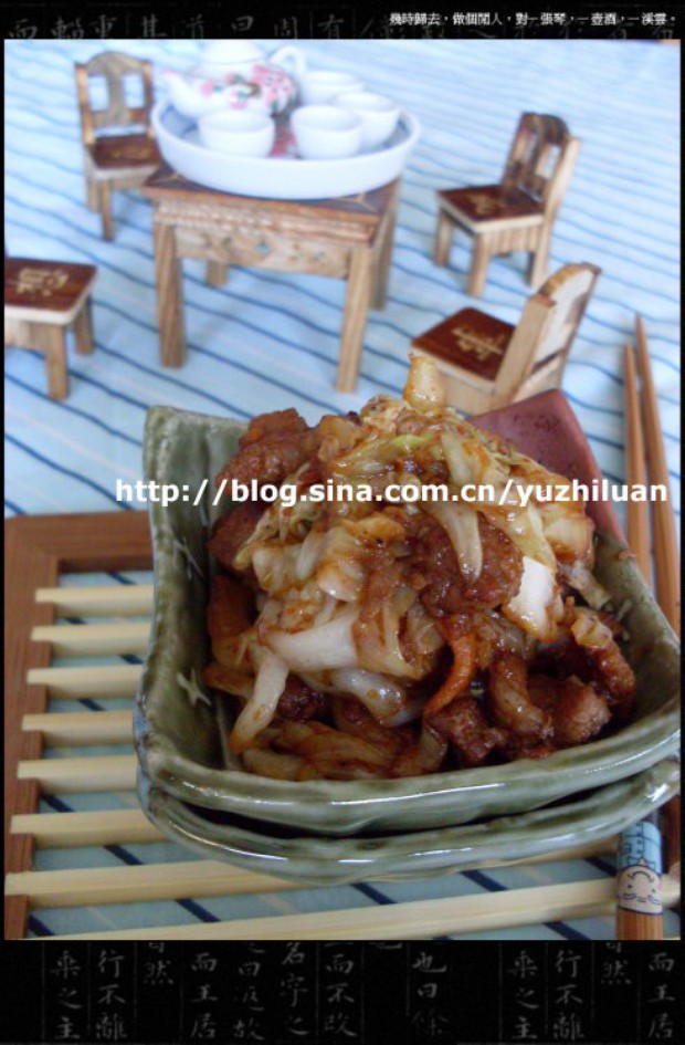 泡菜炒五花肉的做法