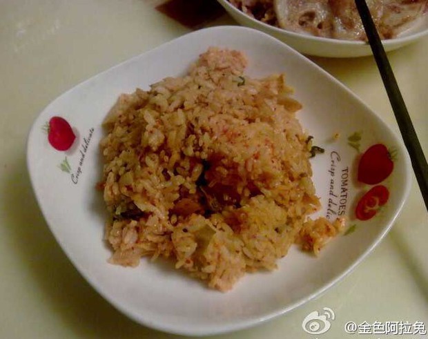 韩式泡菜炒饭的做法