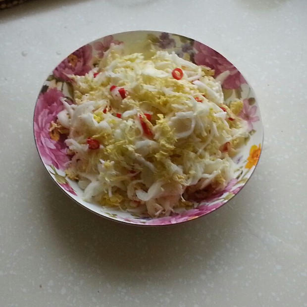 生拌娃娃菜的做法