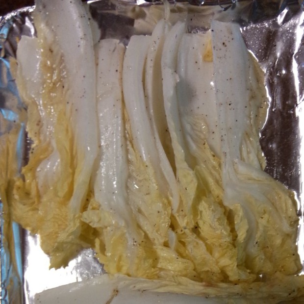 烤娃娃菜的做法