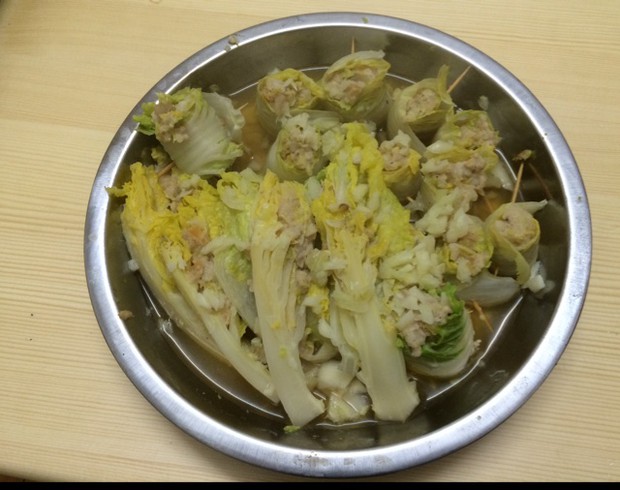 娃娃菜随心卷的做法