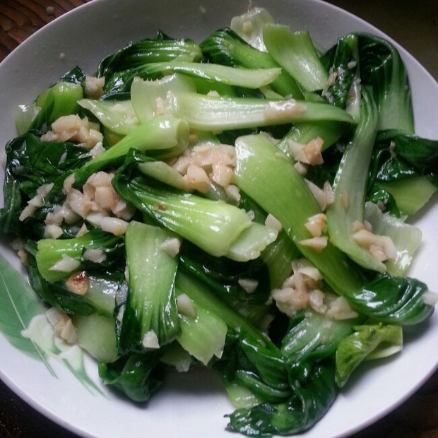 蒜香油菜的做法