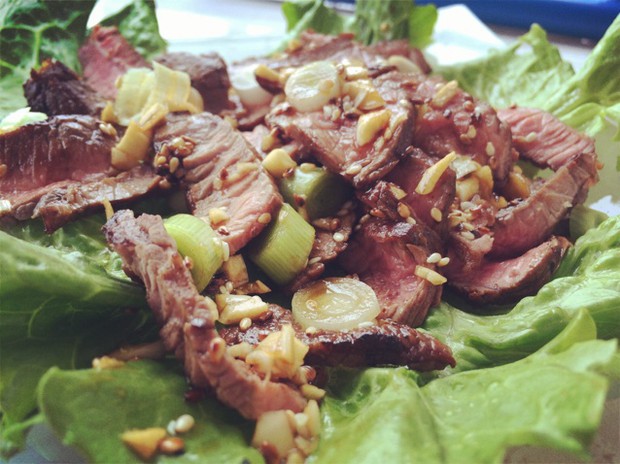 牛肉生菜沙拉的做法