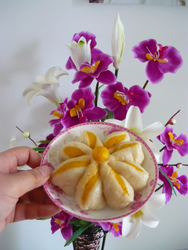 菊花包的做法