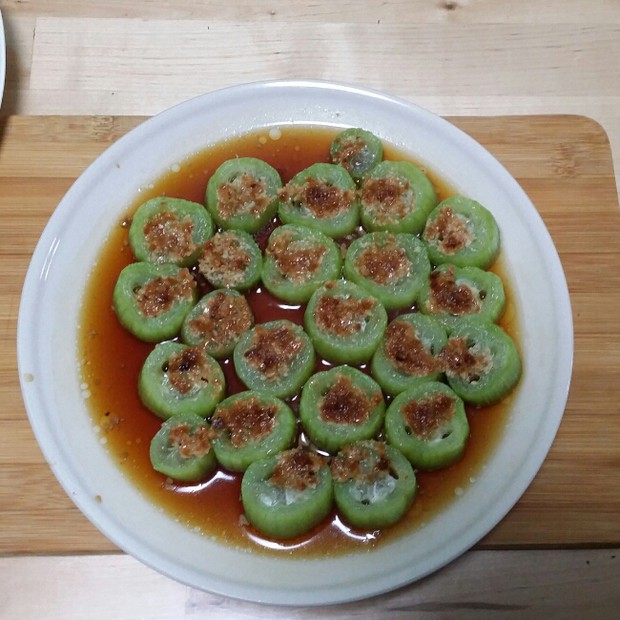 蒜蓉蒸丝瓜的做法