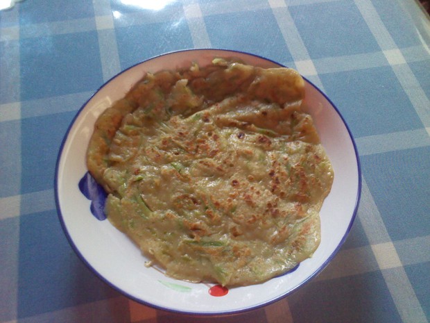 丝瓜煎饼的做法