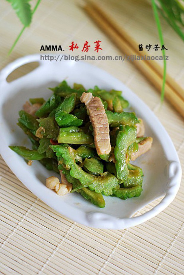 酱炒苦瓜的做法