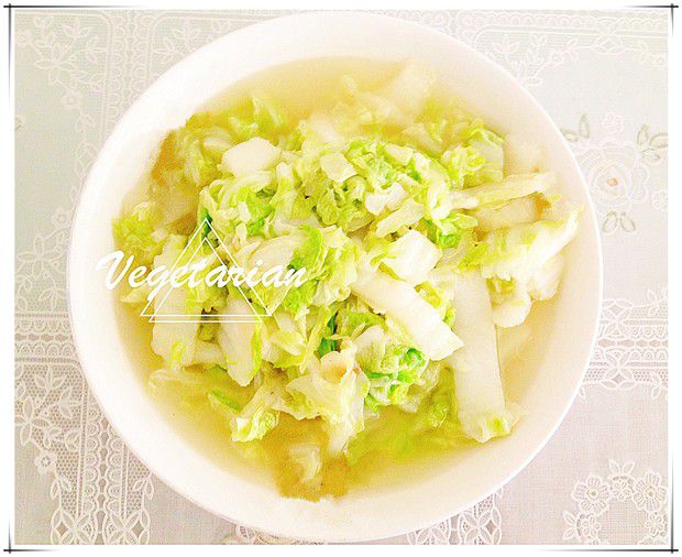 清炒小白菜--食物本身的味道的做法