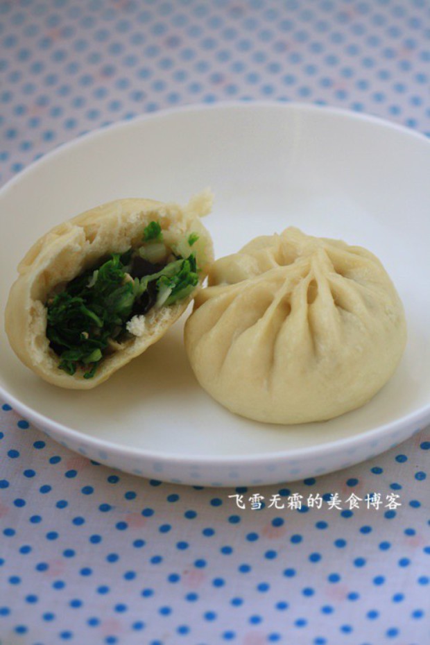猪油菜包的做法