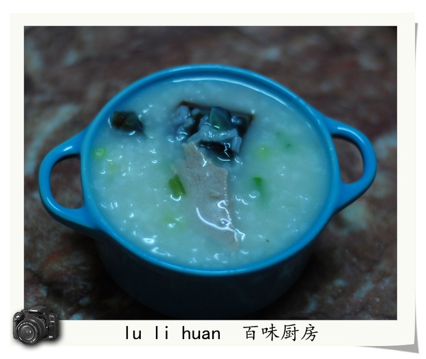 皮蛋瘦肉粥的做法