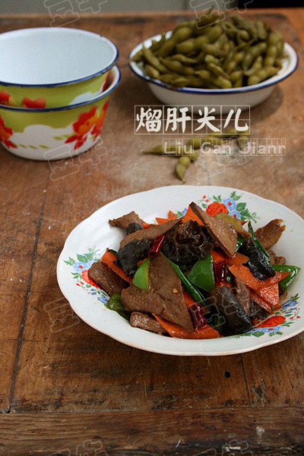 溜肝尖儿的做法
