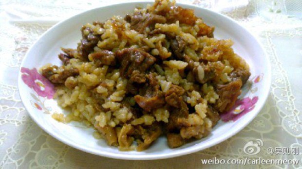 电饭锅版牛腩煲饭的做法