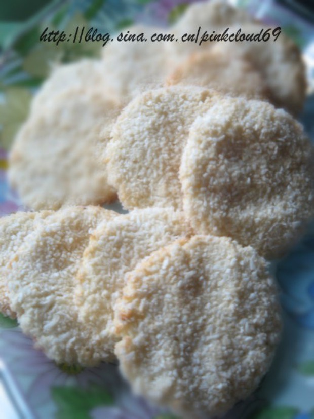 蛋白椰丝饼的做法