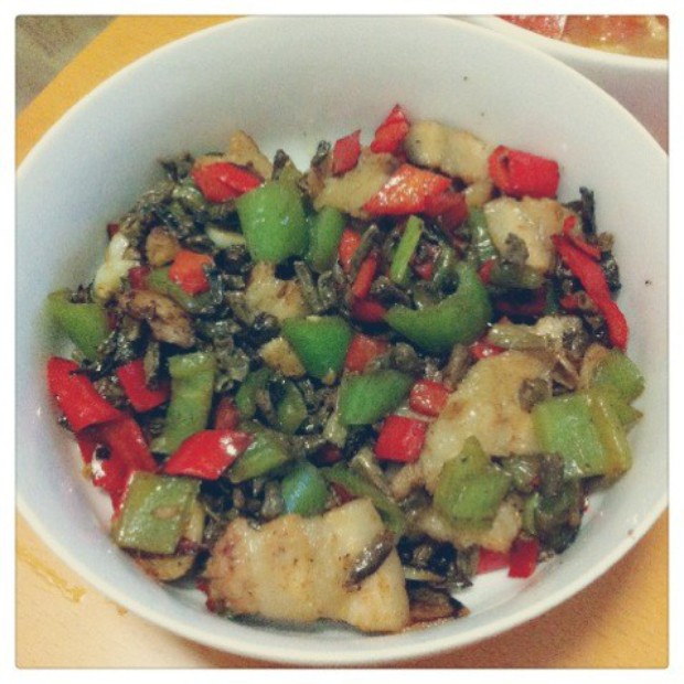 干豆角炒肉的做法