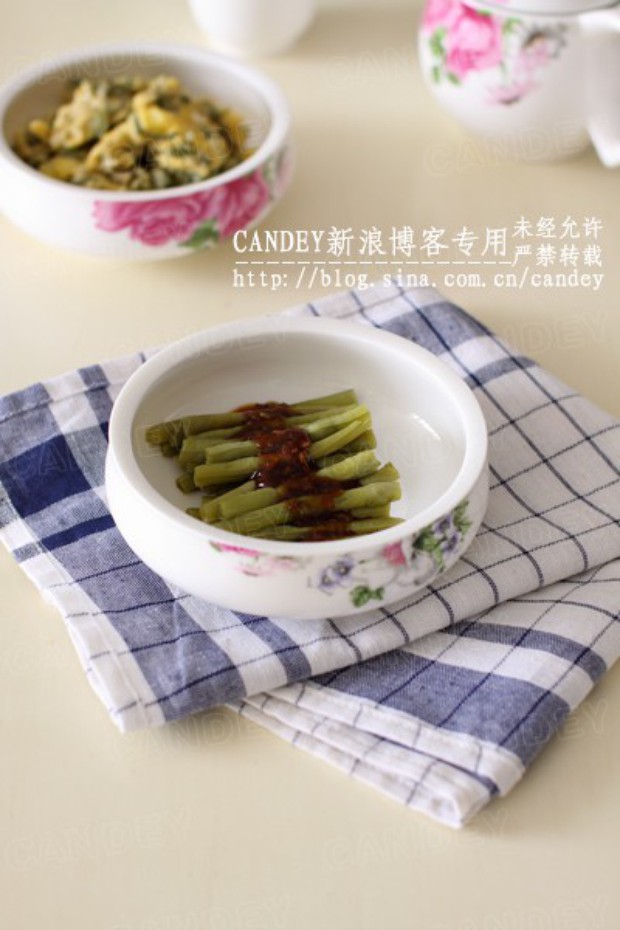 蒜汁儿豇豆的做法