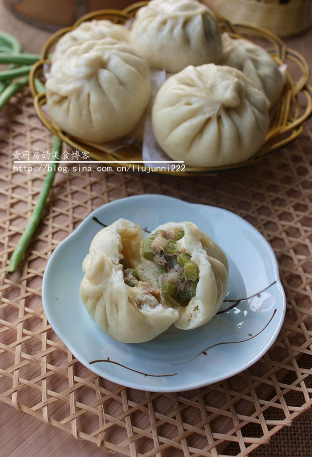 豇豆猪肉包的做法