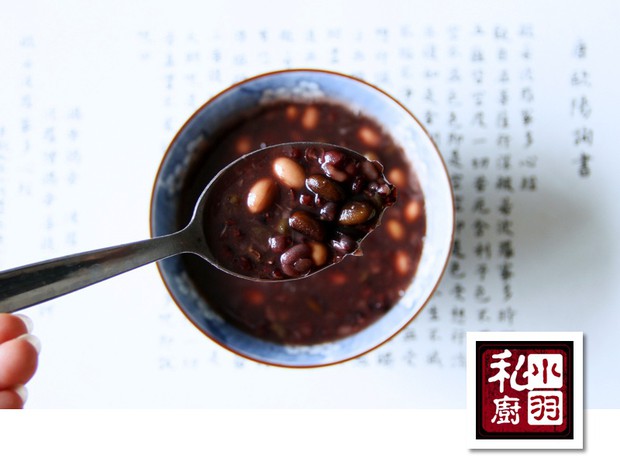 五色豆米养颜粥的做法