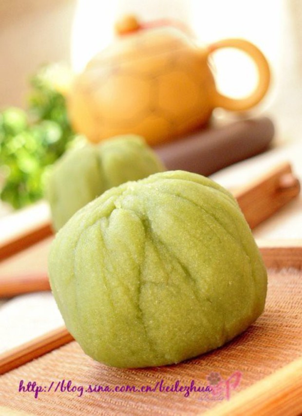 薯心抹茶小点的做法