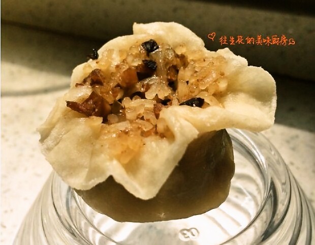 香菇猪肉糯米烧卖的做法