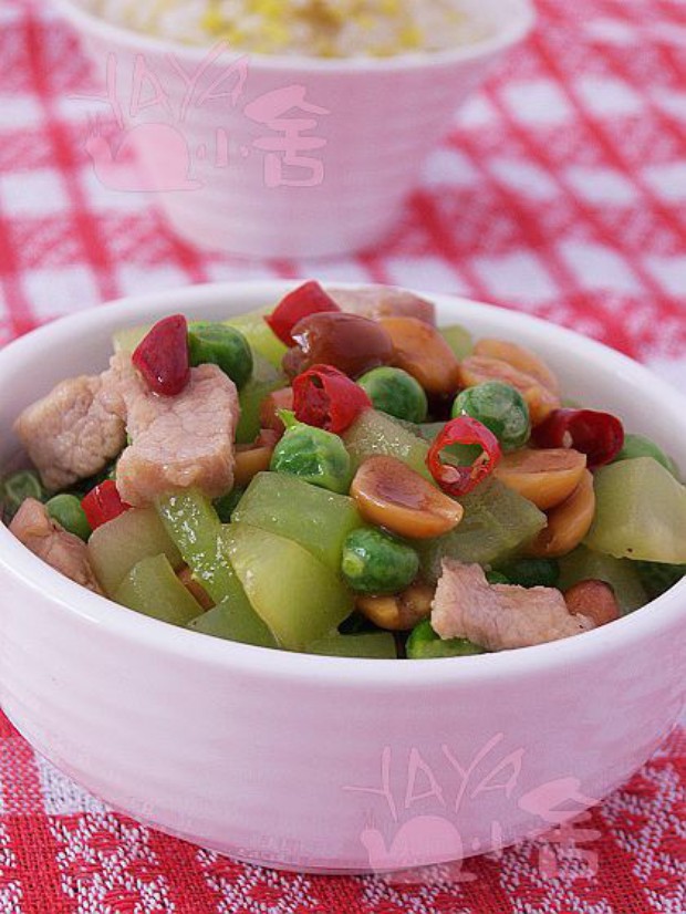 小炒豌豆粒的做法