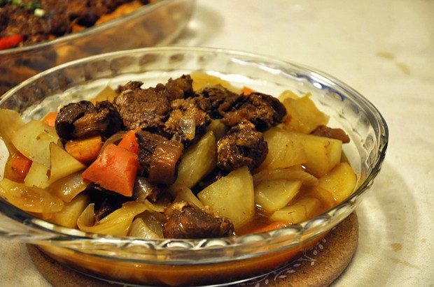 萝卜炖牛肉的做法
