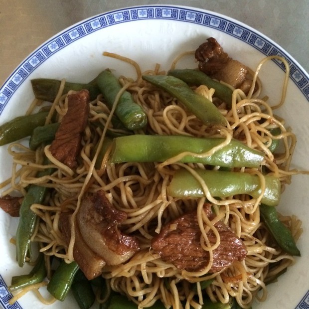 扁豆焖面的做法
