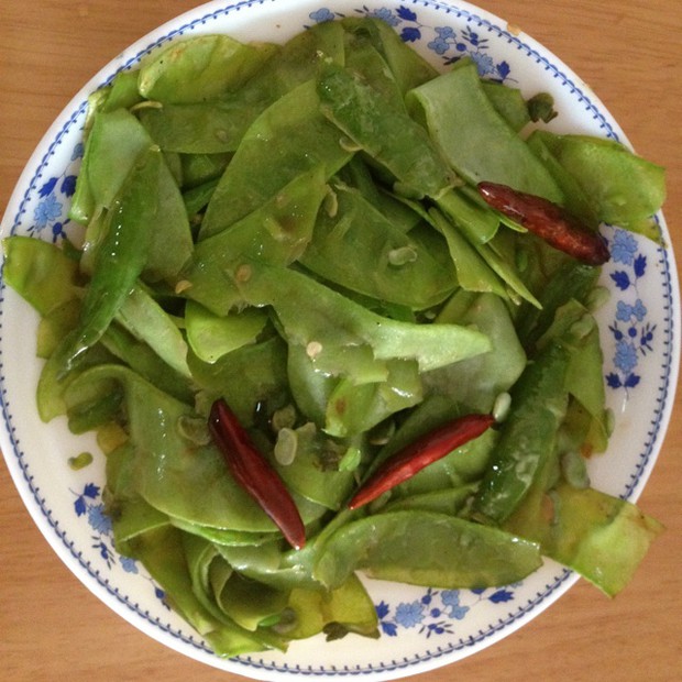 辣炒扁豆的做法