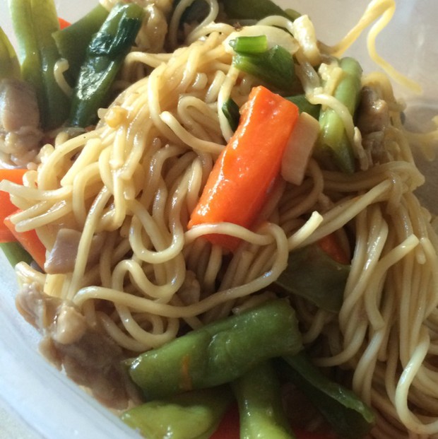 扁豆焖面(电饭锅版)的做法