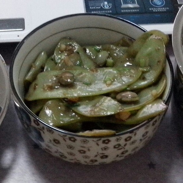 素炒扁豆的做法