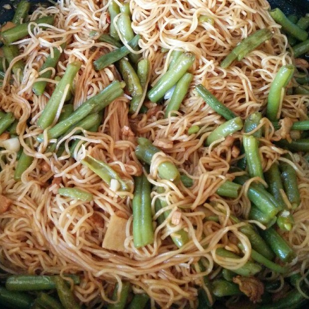 扁豆焖面的做法