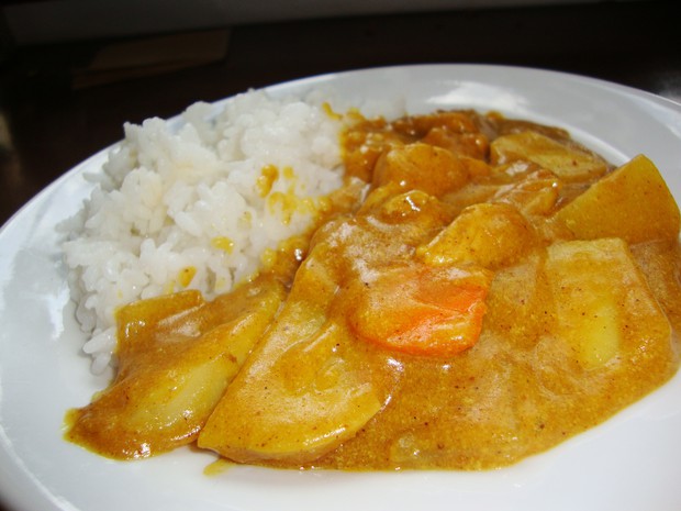 鸡肉咖喱饭的做法
