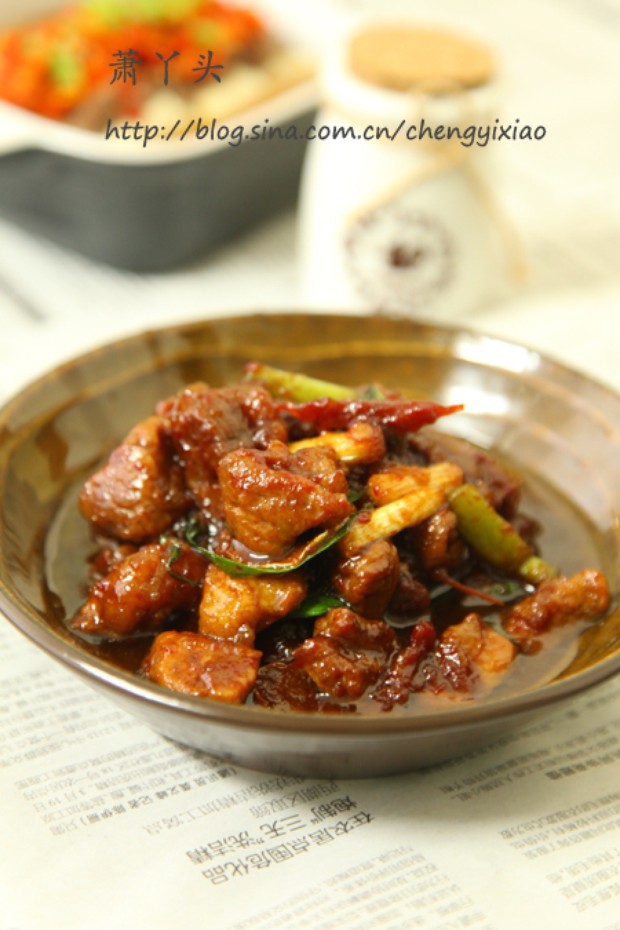 三杯肘子肉的做法